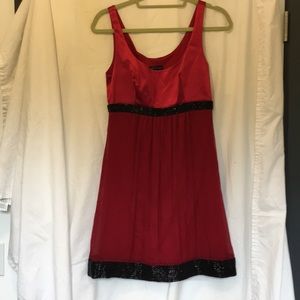 Red cocktail dress